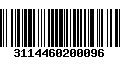 Código de Barras 3114460200096