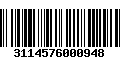 Código de Barras 3114576000948