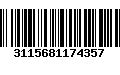 Código de Barras 3115681174357