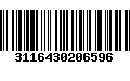 Código de Barras 3116430206596