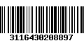 Código de Barras 3116430208897