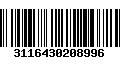 Código de Barras 3116430208996