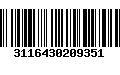 Código de Barras 3116430209351