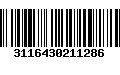 Código de Barras 3116430211286