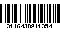 Código de Barras 3116430211354