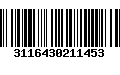 Código de Barras 3116430211453