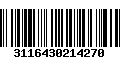 Código de Barras 3116430214270