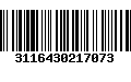 Código de Barras 3116430217073