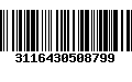 Código de Barras 3116430508799