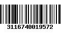 Código de Barras 3116740019572