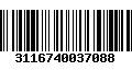 Código de Barras 3116740037088