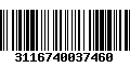 Código de Barras 3116740037460