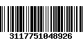 Código de Barras 3117751048926