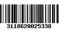 Código de Barras 3118620025338