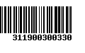 Código de Barras 311900300330