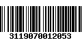 Código de Barras 3119070012053