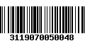 Código de Barras 3119070050048