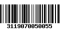 Código de Barras 3119070050055