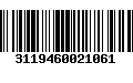 Código de Barras 3119460021061