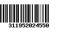 Código de Barras 311952024550