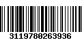 Código de Barras 3119780263936