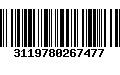 Código de Barras 3119780267477