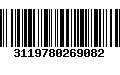 Código de Barras 3119780269082