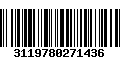 Código de Barras 3119780271436