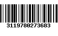 Código de Barras 3119780273683