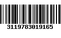 Código de Barras 3119783019165