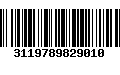 Código de Barras 3119789829010