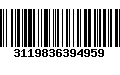 Código de Barras 3119836394959