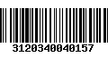 Código de Barras 3120340040157