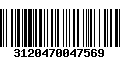 Código de Barras 3120470047569