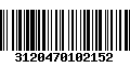 Código de Barras 3120470102152