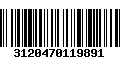 Código de Barras 3120470119891