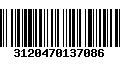 Código de Barras 3120470137086