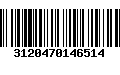 Código de Barras 3120470146514