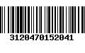 Código de Barras 3120470152041