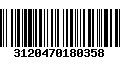 Código de Barras 3120470180358