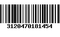 Código de Barras 3120470181454