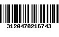 Código de Barras 3120470216743