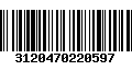 Código de Barras 3120470220597