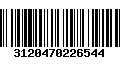 Código de Barras 3120470226544