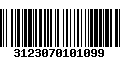 Código de Barras 3123070101099