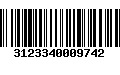 Código de Barras 3123340009742