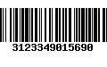 Código de Barras 3123349015690