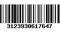 Código de Barras 3123930617647