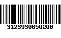 Código de Barras 3123930650200