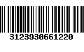 Código de Barras 3123930661220